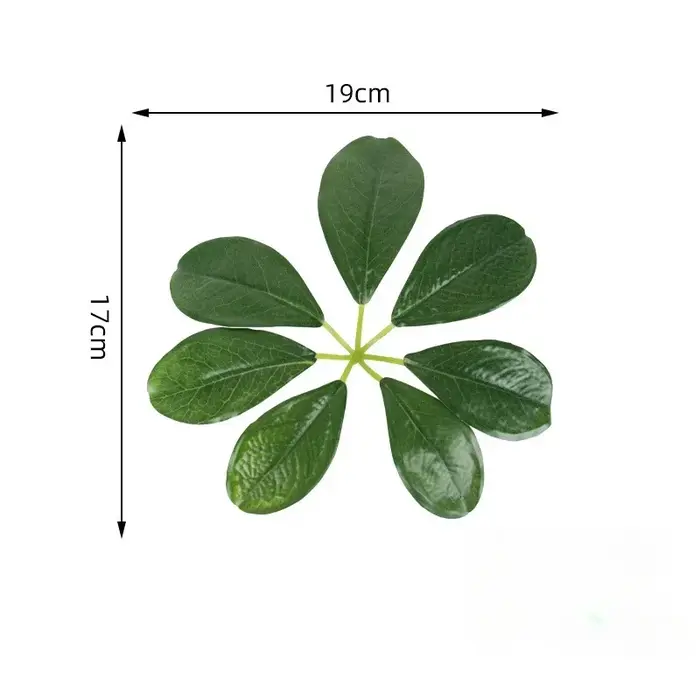 Plantes vertes artificielles en plastique