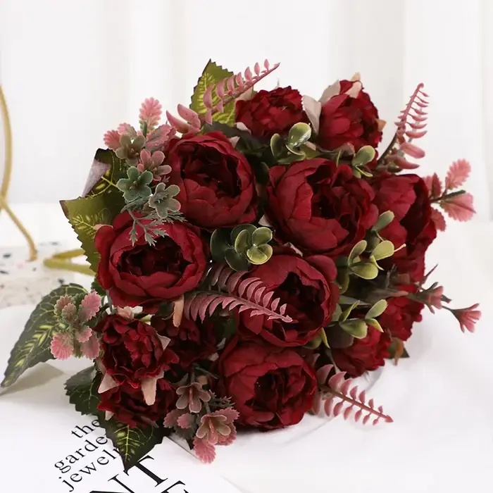 Bouquet de Pivoines Artificielles