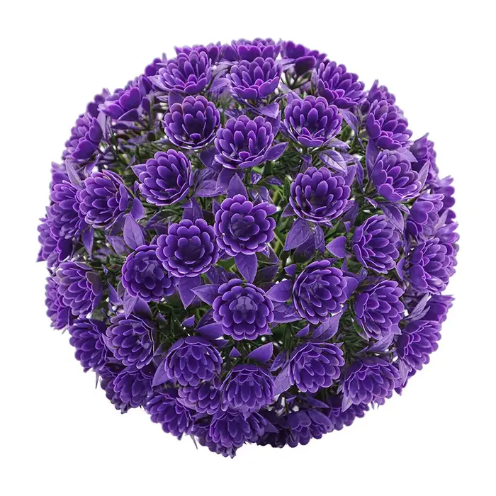 Boules de fleurs artificielles