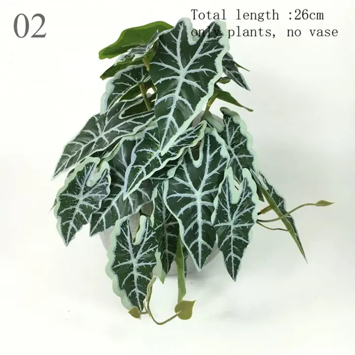 Terrarium artificiel plantes vigne tenture murale fleur rotin Simulation feuille en plastique