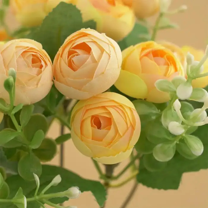 Roses de thé artificielles