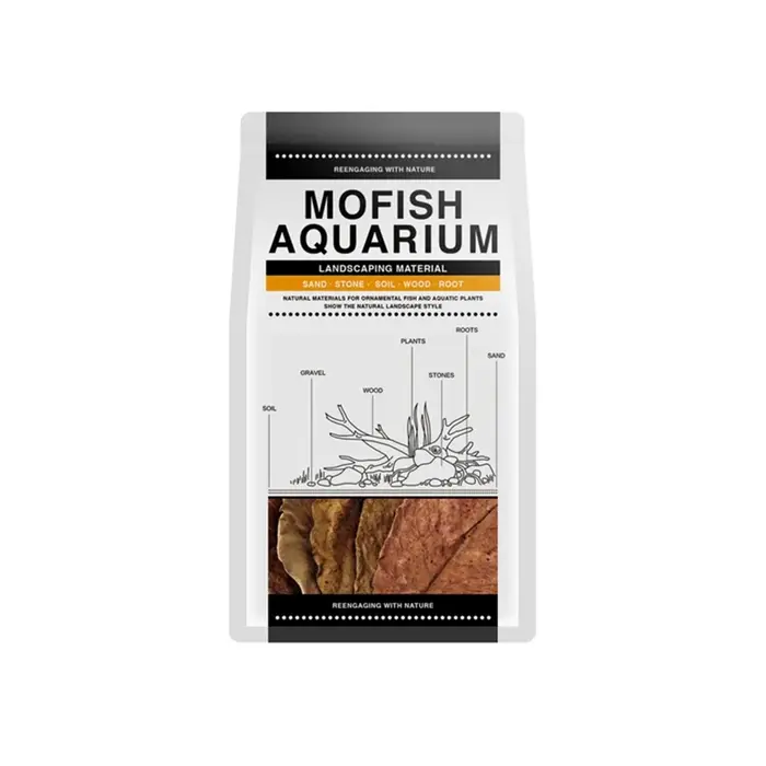 Feuilles Catappa naturelles, nettoyage des réservoirs poissons, réglage du naturel, A0KC