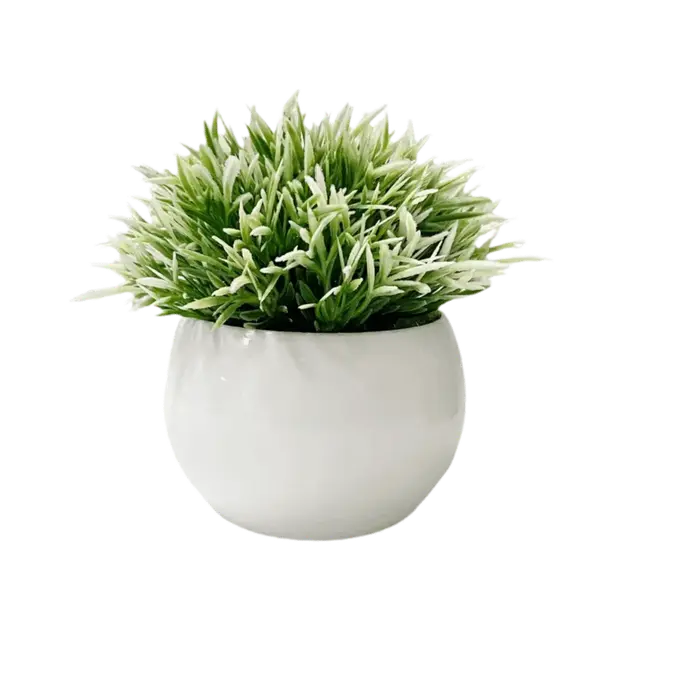 Avec Pot plantes artificielles décor extérieur Pot ornement fleur artificielle décoration de fête de mariage Miniascape bonsaï vert en Pot