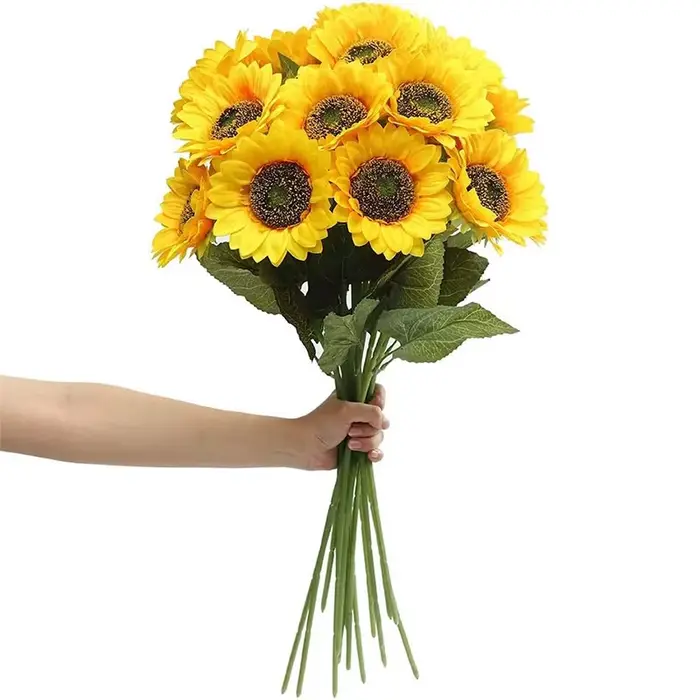 Bouquet de fleurs artificielles de tournesol