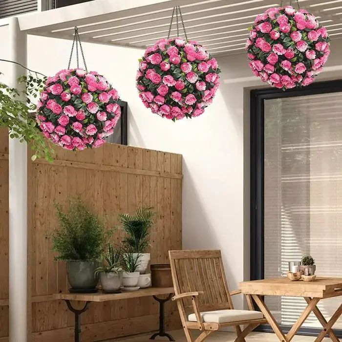 Boule de fleurs artificielles XIYA FLOWER