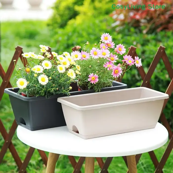 Pot de culture de légumes d'intérieur avec base