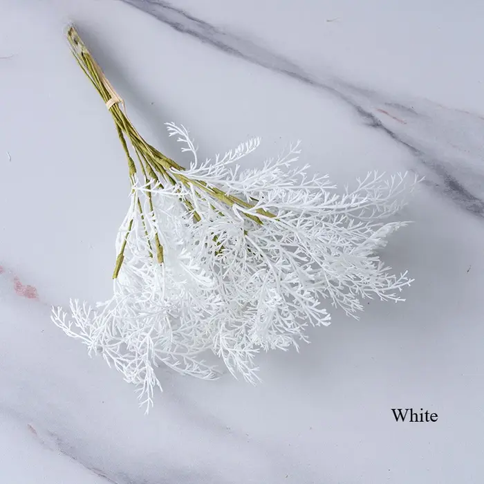 Plante de feuille de fougère artificielle de 11.42 pouces, pour décoration de jardin de maison, déco