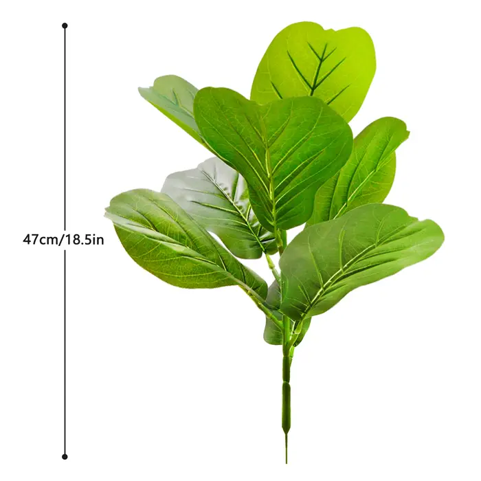 Feuilles de ficus de violon artificielles