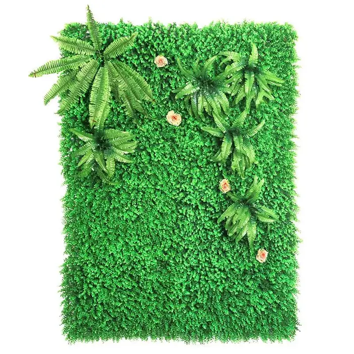Le panneau mural d'herbe de plante artificielle convient à la décoration de jardin et de Jungle