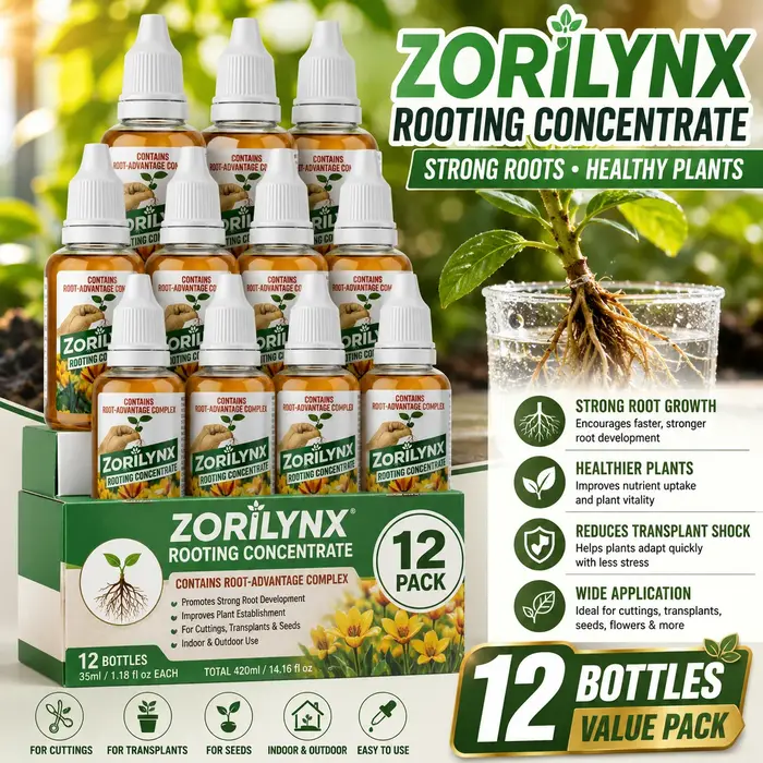 Stimulateur d'enracinement professionnel ZORILYNX 35ml Concentré d'enracinement, solution de croissa