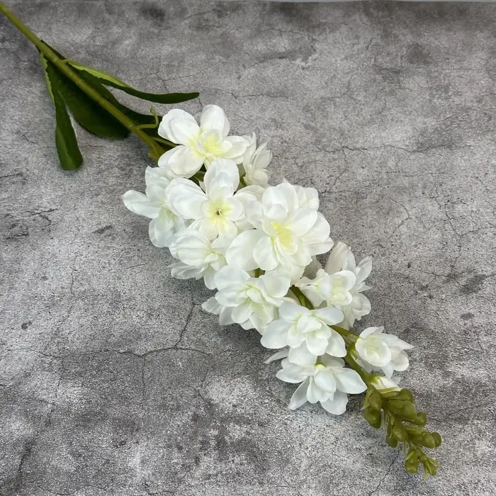Branche de fleurs artificielles en jacinthe de verre, fausse couronne de fleurs, pour automne, décor