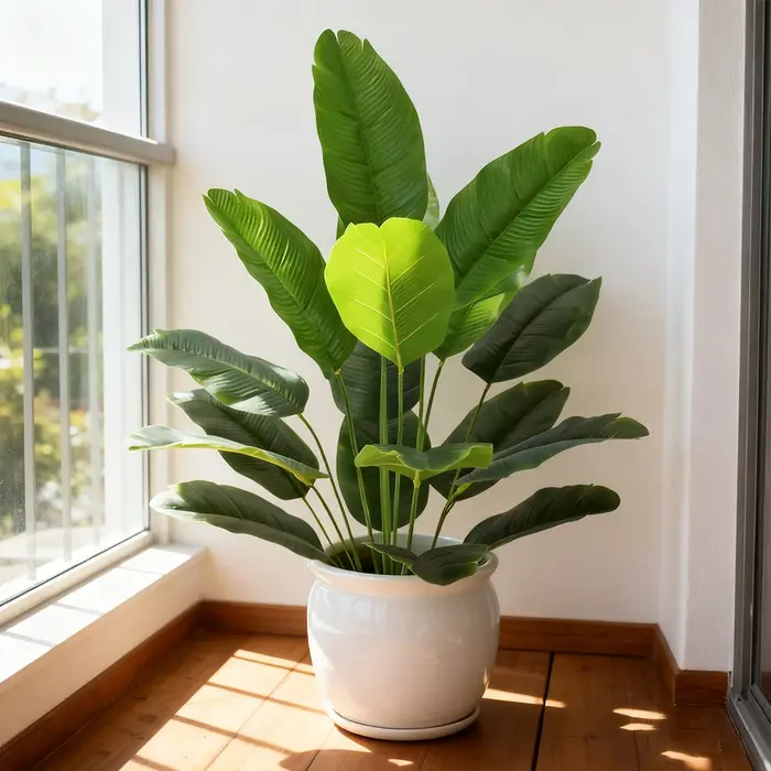 Plantes artificielles d'oiseau du paradis
