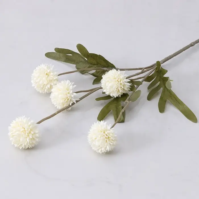 Couleur d'automne 5 têtes pissenlit Style européen-fleur de Simulation tissu fleur décoration floral