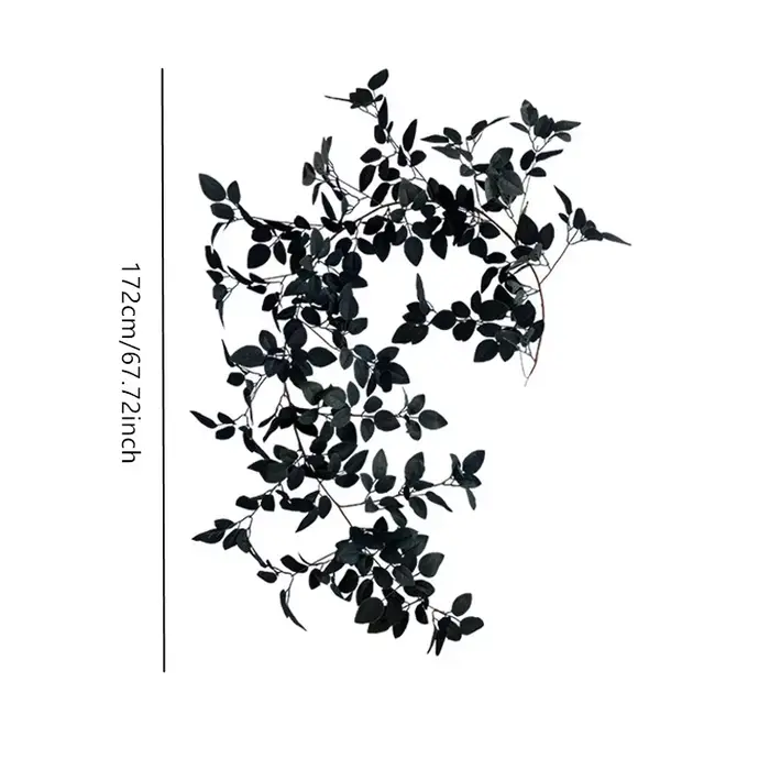 Plantes artificielles en rose noire de 172 cm