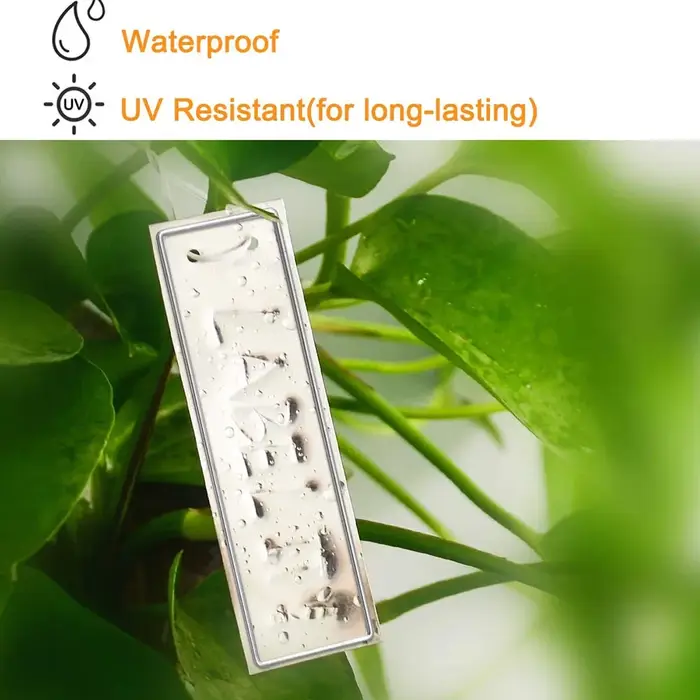 Étiquettes métalliques Double face en aluminium pour plantes