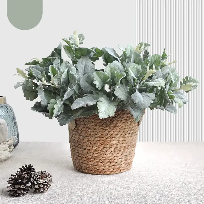 HprognSilver-Plantes vertes artificielles pour la décoration de la maison