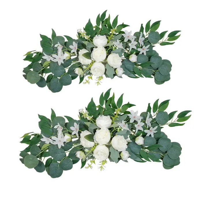 Arc de fleurs artificielles pour mariage