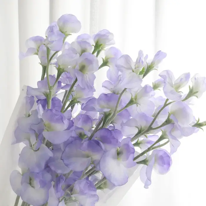 Fleurs artificielles de fleur de pois de Simulation