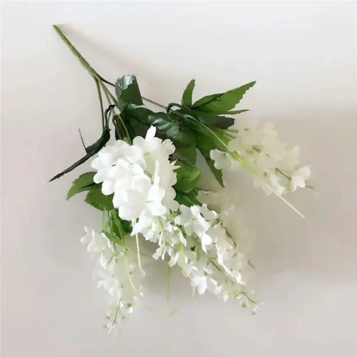 Hyacinthe fleur artificielle toucher réel réaliste mariage 33 cm Bouquet bricolage faux pour bureau 