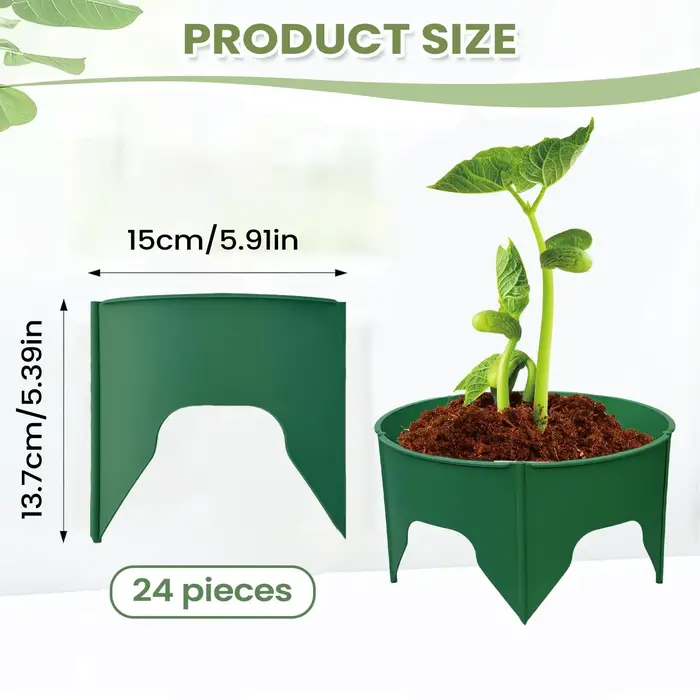 Anneau de protection rond pour culture de plantes