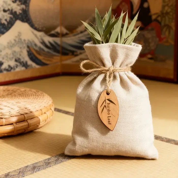 Boutons de feuilles de bambou de haute qualité