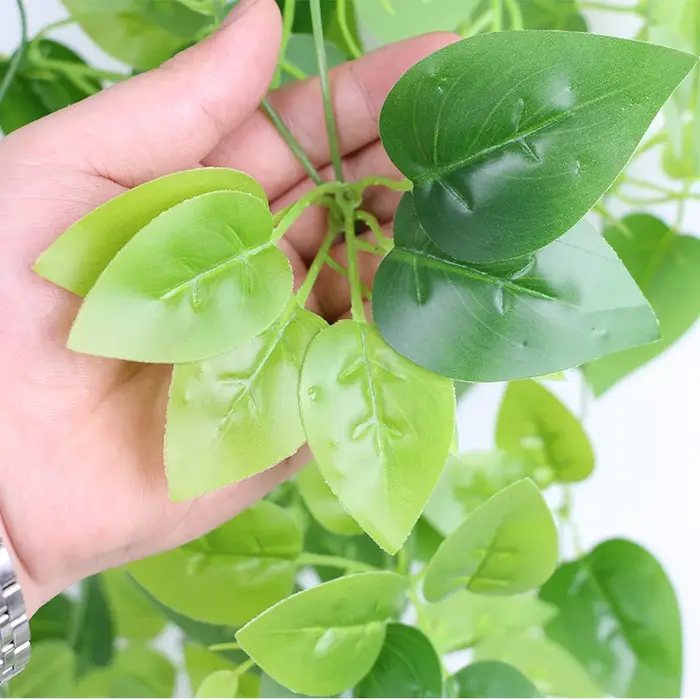 Guirlande de fausses feuilles de lierre artificielles