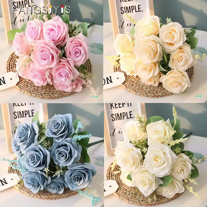 Bouquet de fleurs artificielles