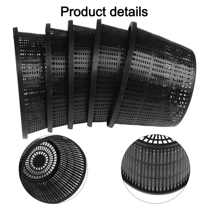 5 pièces plante filet Pot 8.3in grande plante aquatique maille filet Pot en plastique fleur panier cultiver Pot filet panier support légumes pépinière tasse