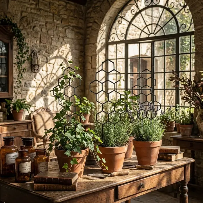 Deux supports de formation pour plantes grimpantes