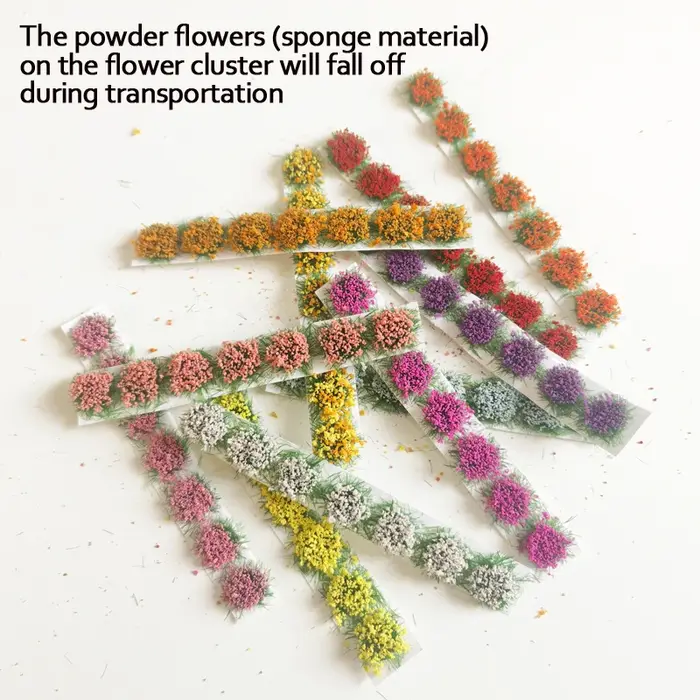 Modèle de grappe de fleurs artificielles