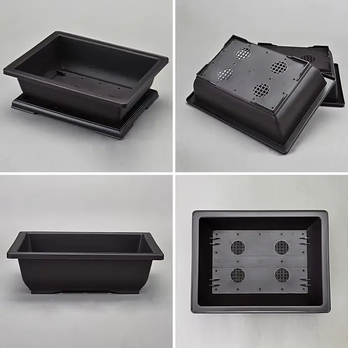Pots De Fleurs Rectangulaires Carrés En Plastique