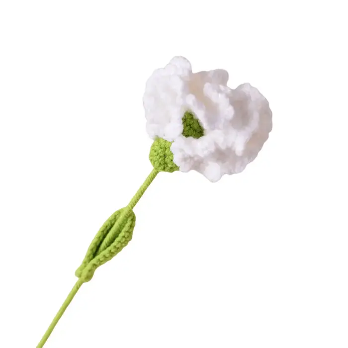Fleur de carnation au crochet, faite main, exquise, esthétique, idéale pour la Fête des Mères et les