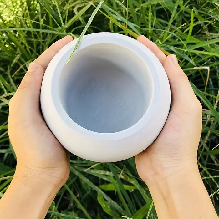 Pot de fleur en Silicone