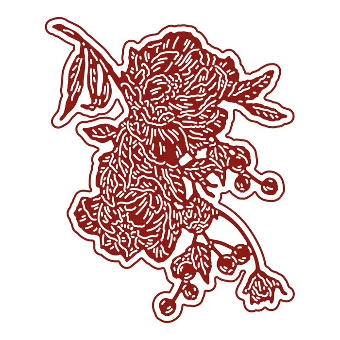 Joyeux anniversaire baies fleurs perchoir parfait plumes culbutant, fleurs d'amitié, matrices de déc