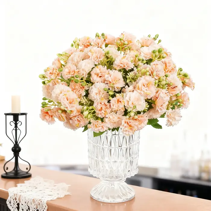 Fleurs artificielles en soie