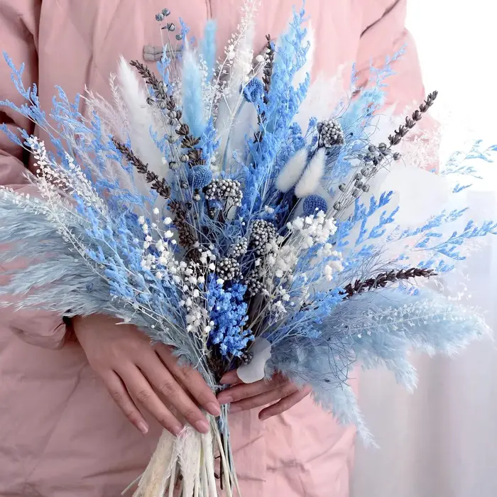 Bouquet bohème de pampas séchées moelleuses, fête de la ferme, décoration d'intérieur, Noël, mariage, anniversaire, Gand