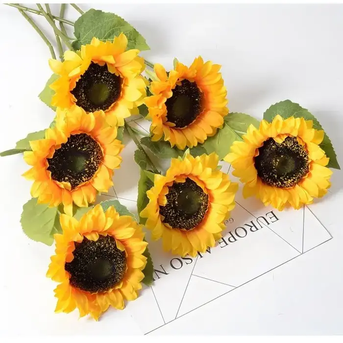5/10 PIÈCES Tournesol Artificiel 45CM