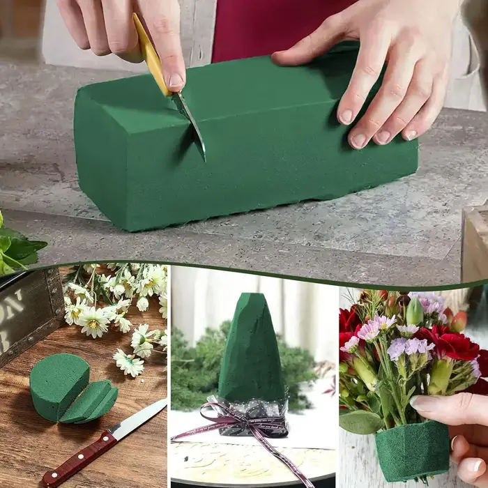 Bloc de mousse florale pour arrangements floraux DIY
