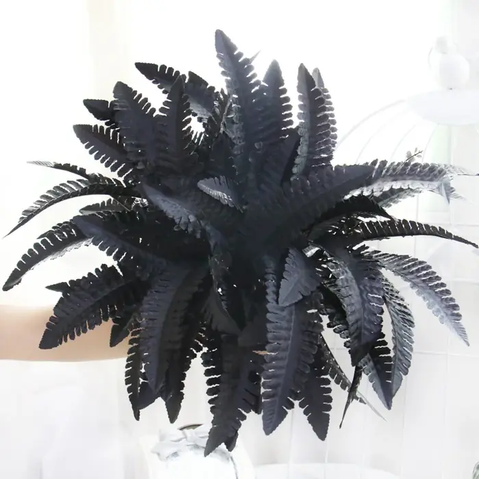 Herbe persane noire, plantes à fleurs artificielles