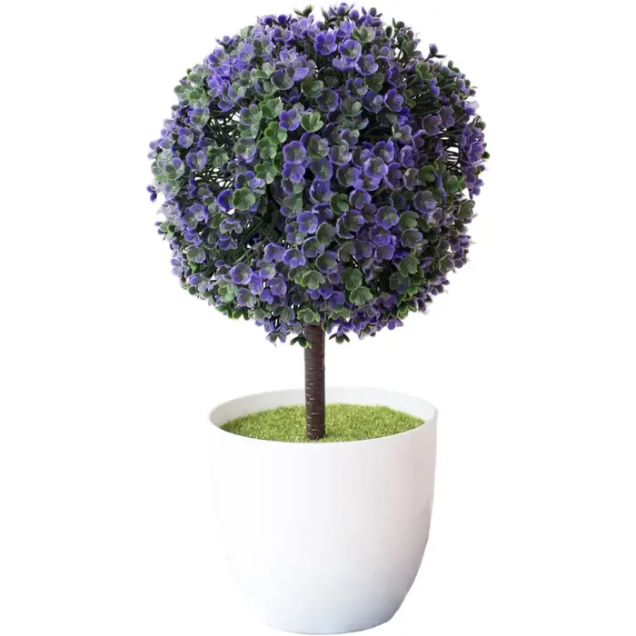 Plante artificielle de jacinthe et de camélia en forme de boule pour la décoration de table