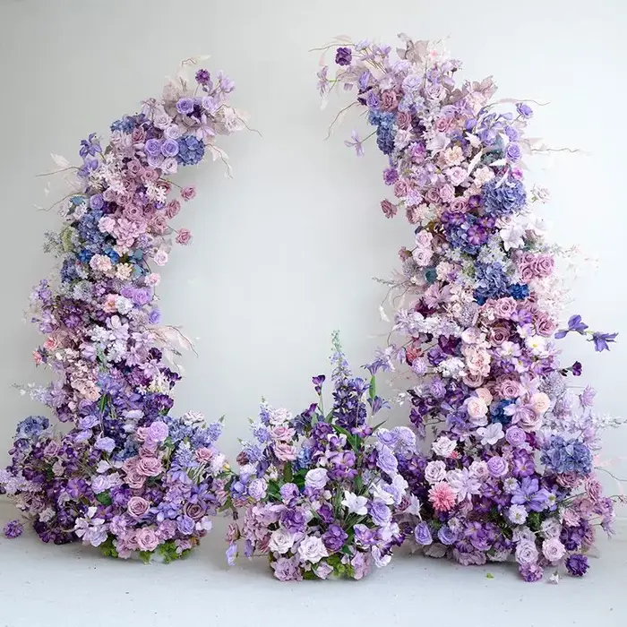 Décoration florale de luxe 5D pour mariage