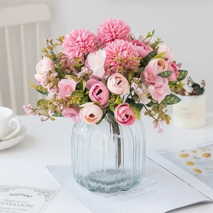 Bouquet de fleurs artificielles