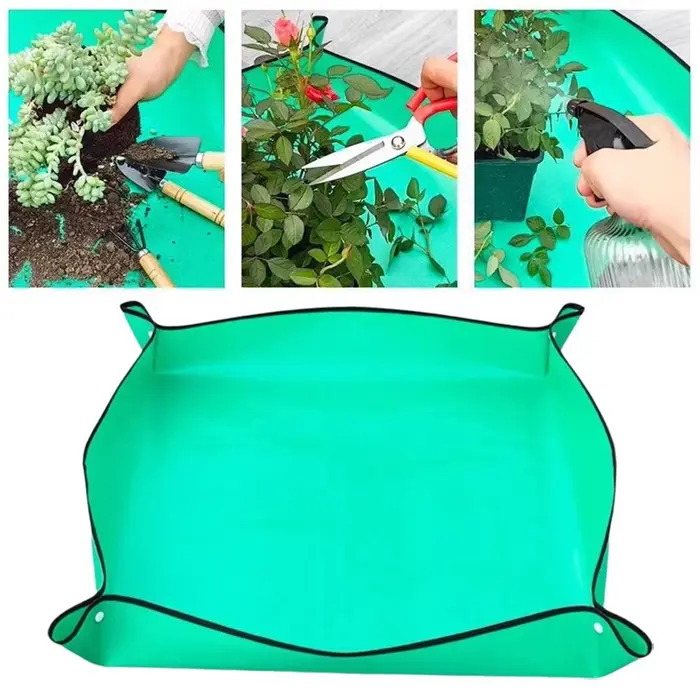 Tapis de transplantation pour pots de fleurs