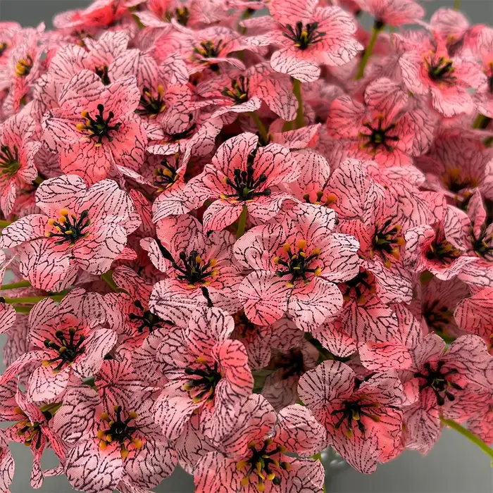 9/10 pièces fleurs en soie-fleurs artificielles colorées résistant aux UV fausses