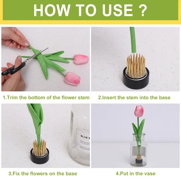 Support de base de fleurs pour Ikebana Kenzan