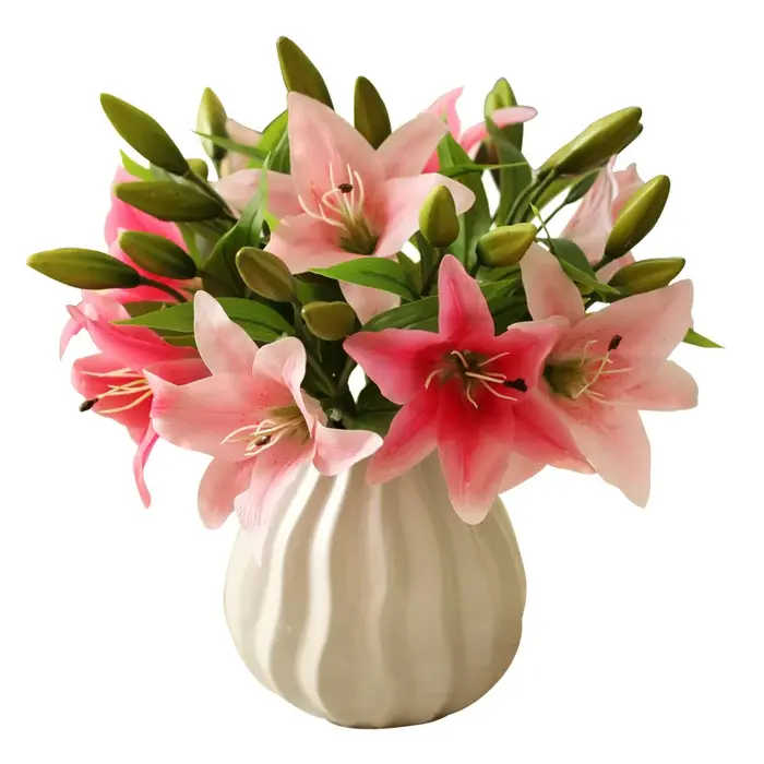Fleur de lys artificielle en PVC