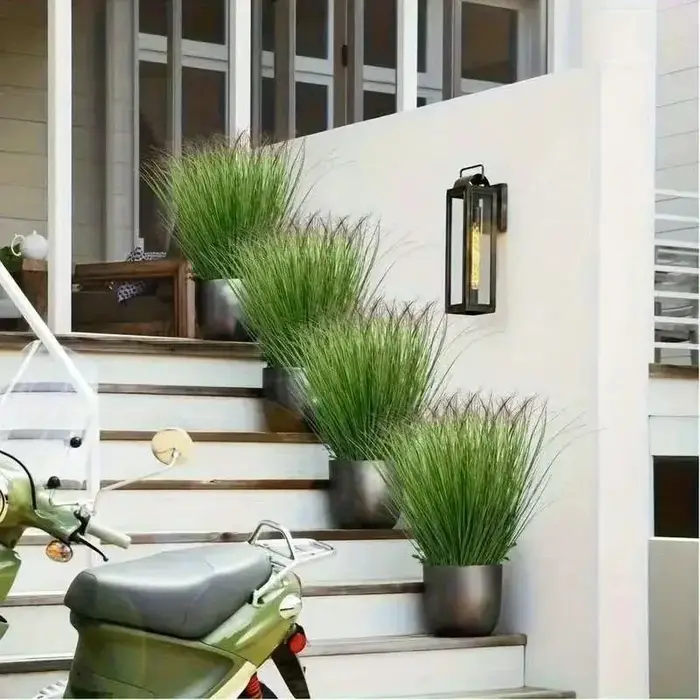 14 plantes artificielles en résine de 35 cm