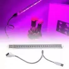 Lampe de croissance pour plantes LED à spectre complet, lampe USB réglable pour succulentes, semis, culture hydroponique et jardin d'intérieur