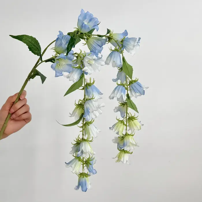 Fleurs de glycine, fleurs de muguet, fleurs en soie, bouquet de mariée, décoration de mariage, orchi