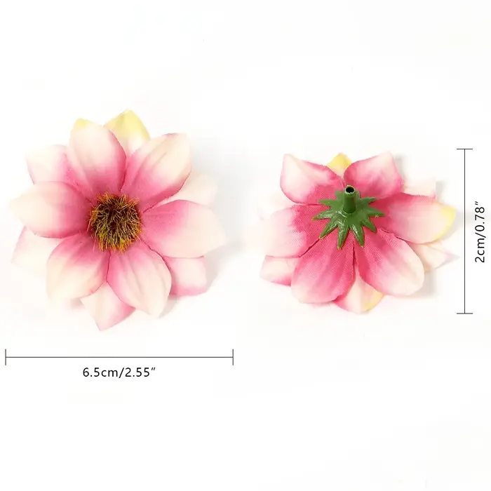 Pas cher 30 pièces Gerbera fleur artificielle décor de fête à la maison accessoires de décoration de mariage couronne bricolage artisanat de noël fausses fleurs